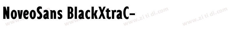 NoveoSans BlackXtraC字体转换 NoveoSans BlackXtraC字体转换